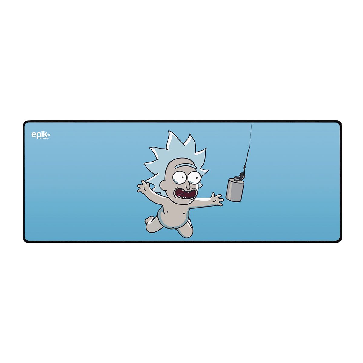 EPIK - Mouse Pad Gamer Xl Largo Antideslizante Con Diseños Rick baby