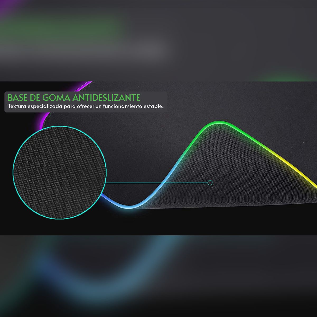 EPIK - Mouse Pad Gamer Xl Rgb Antideslizante Con Diseños Deadpool 1