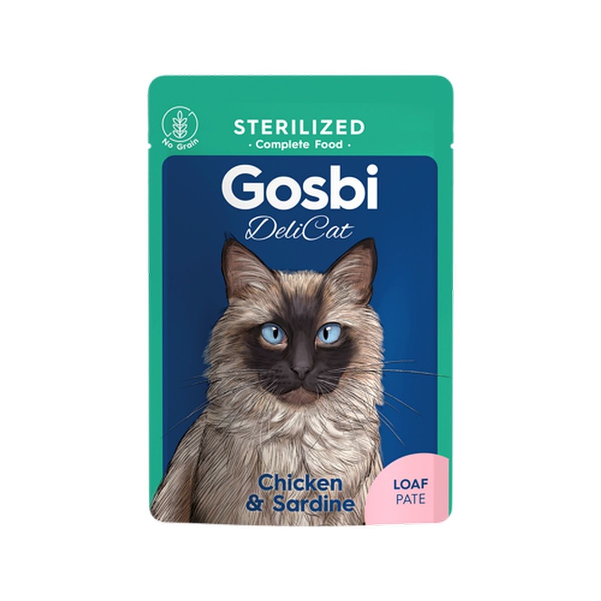 CATLIKE - Alimento Gosbi Delicat Esterilizado Pollo Y Sardina 70gr