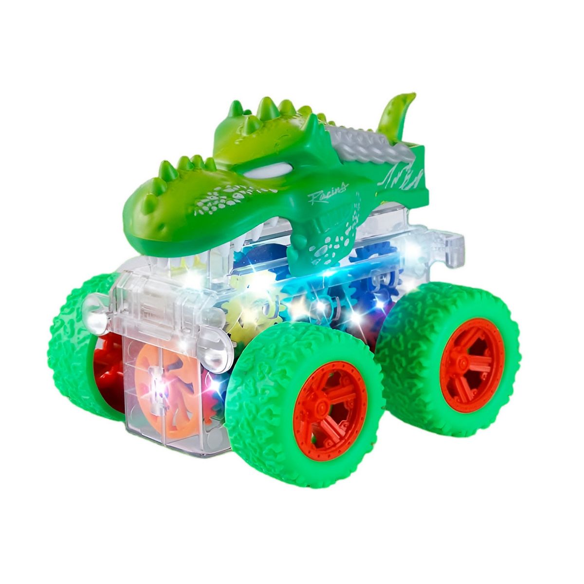 GENERICO - Carro Monster Dinosaurio Engranaje Arrastre Juguete Niños