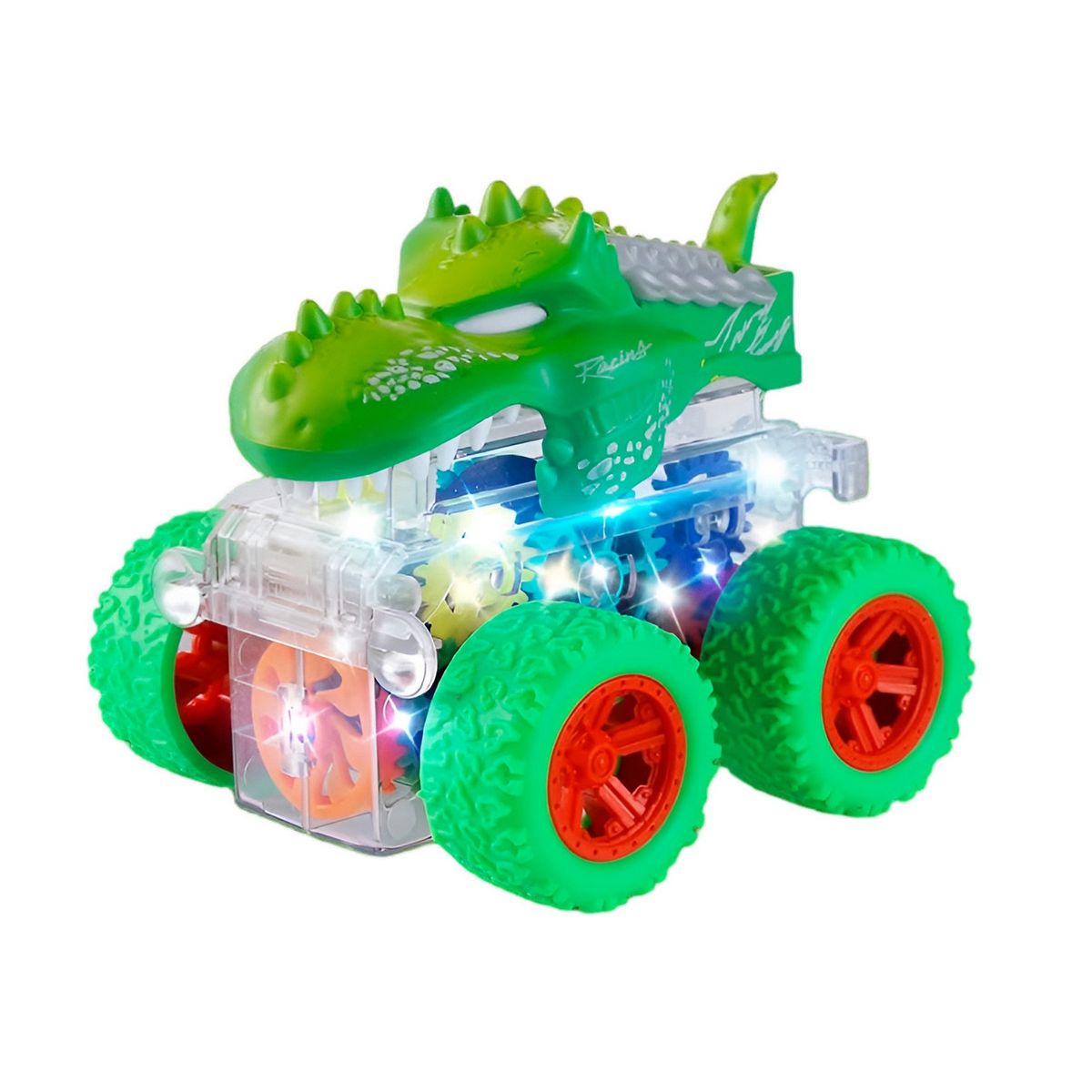 GENERICO - Carro Monster Dinosaurio Engranaje Arrastre Juguete Niños