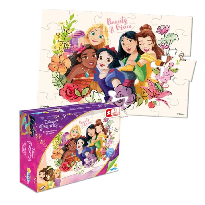 RONDA - Rompecabezas Infantil  25 Princesas Pcs