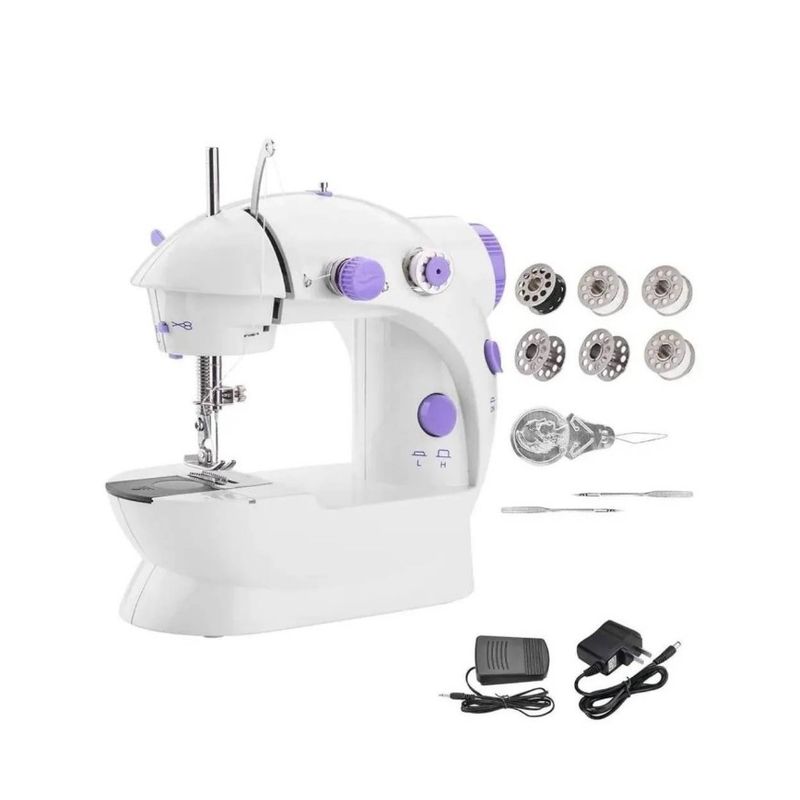 DANKI - Maquina Coser Portátil Mini Sewing Machine con Pedal manual