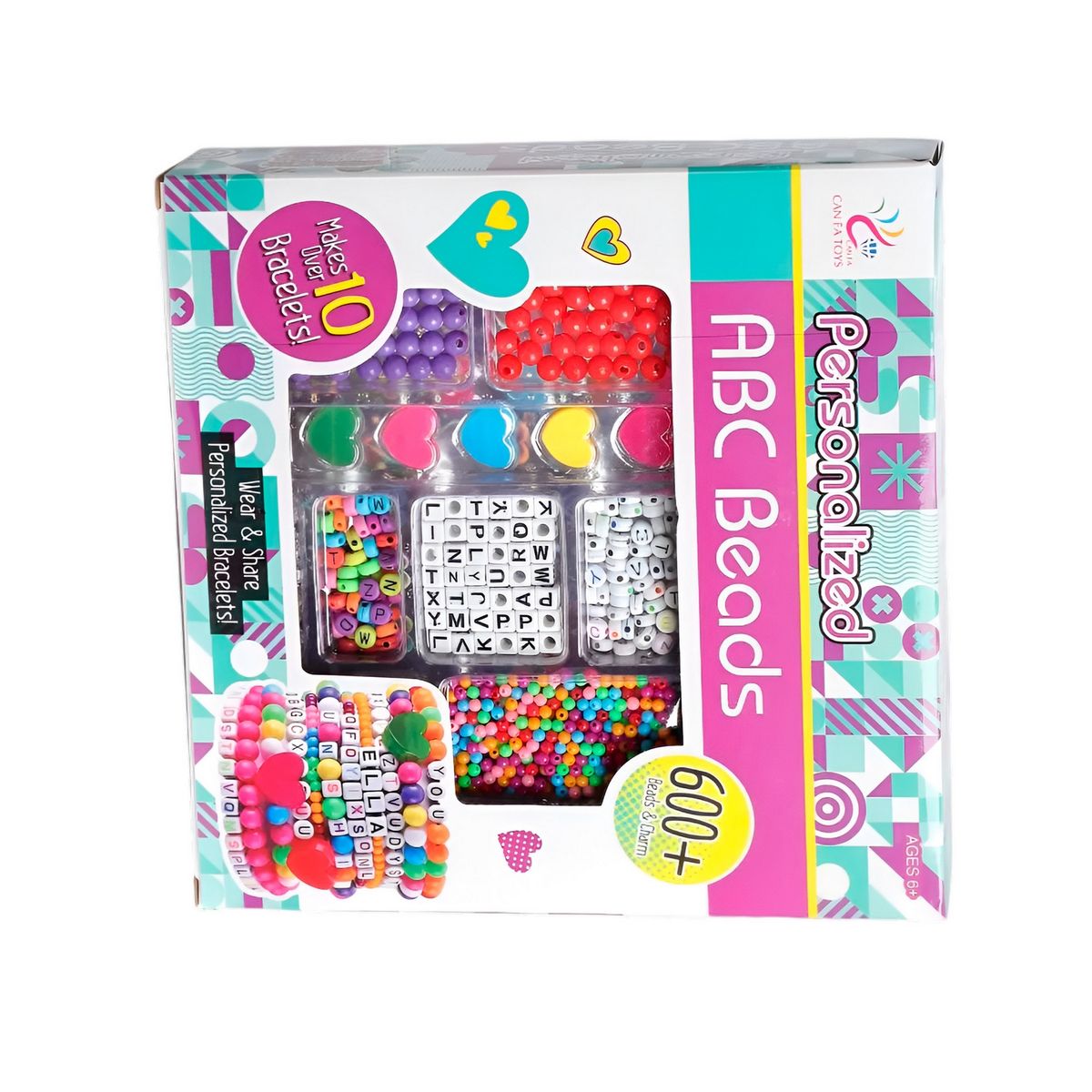 GENERICO - Set Kit Para Hacer Pulseras Charms Juguete Interactivo