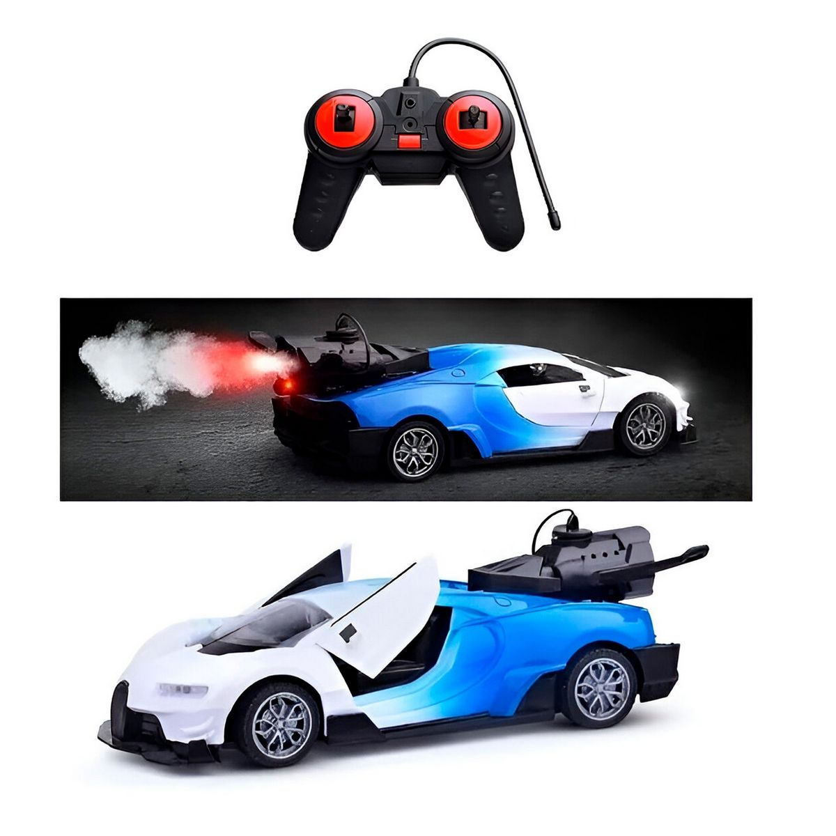 GENERICO - Carro Control Remoto Deportivo Recargable Juguete + Baterias