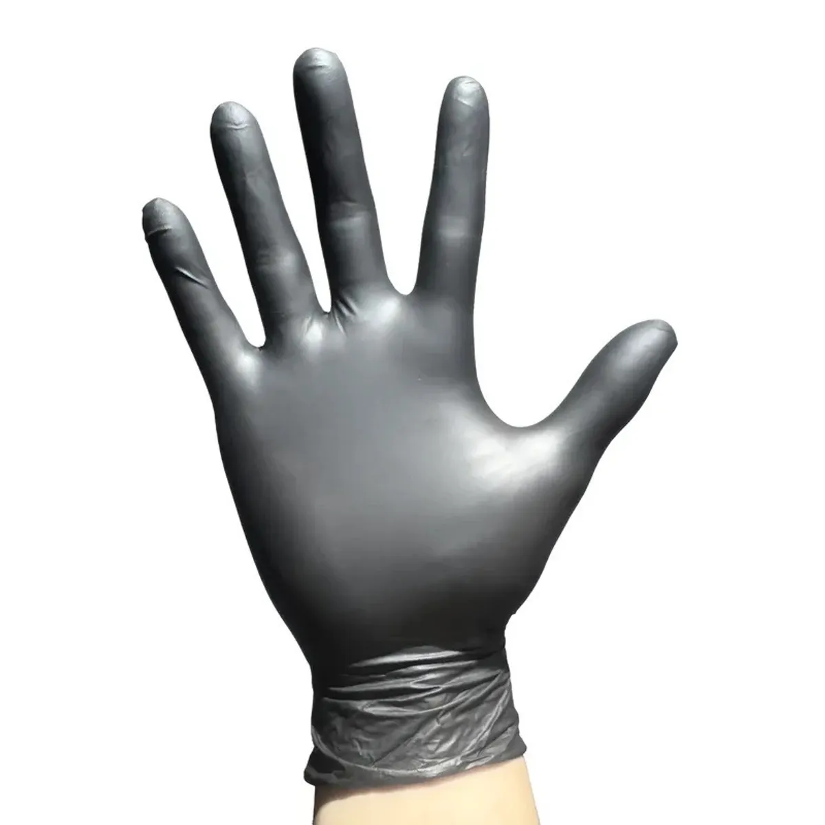 GENERICO - Guantes De Nitrilo Negro Calibre 6 - Caja X 100 Unidades - Talla: XS