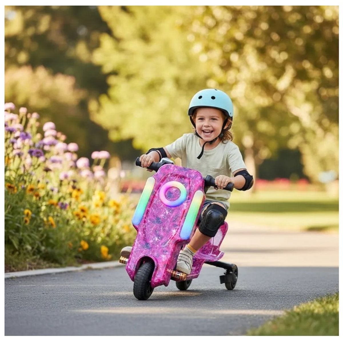 GENERICO - electric tricycle Juguete Montable para drifting Con musica