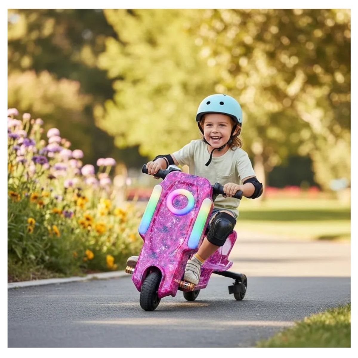 GENERICO - electric tricycle Juguete Montable para drifting Con musica