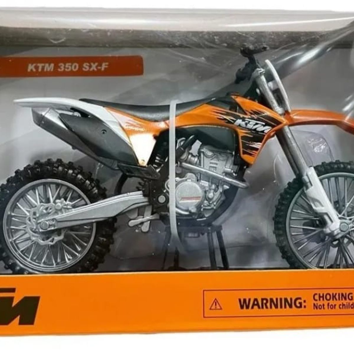 NEW RAIN - Moto Ktm  350 SX-F Die Cast Metal, Escala 1/12