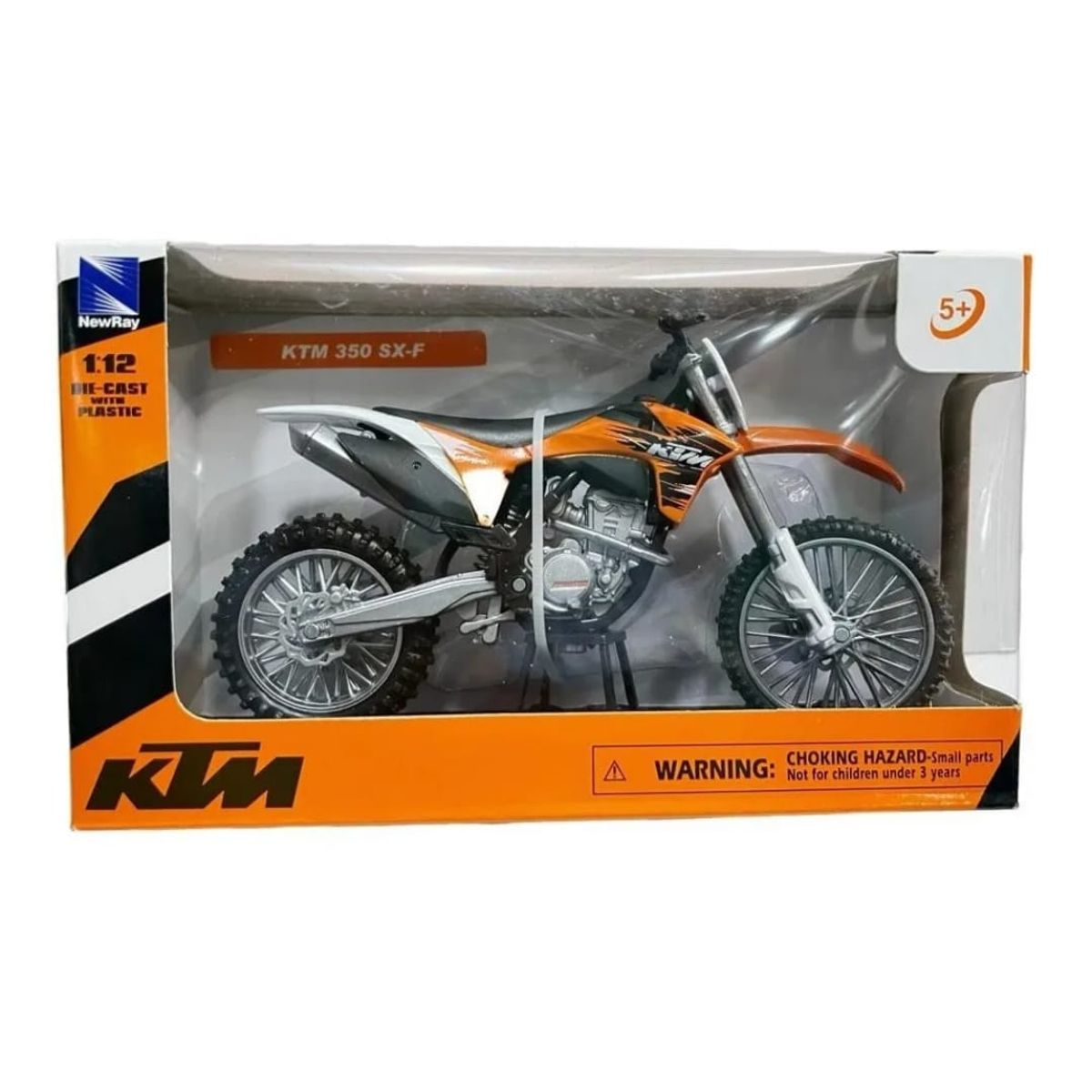 NEW RAIN - Moto Ktm  350 SX-F Die Cast Metal, Escala 1/12