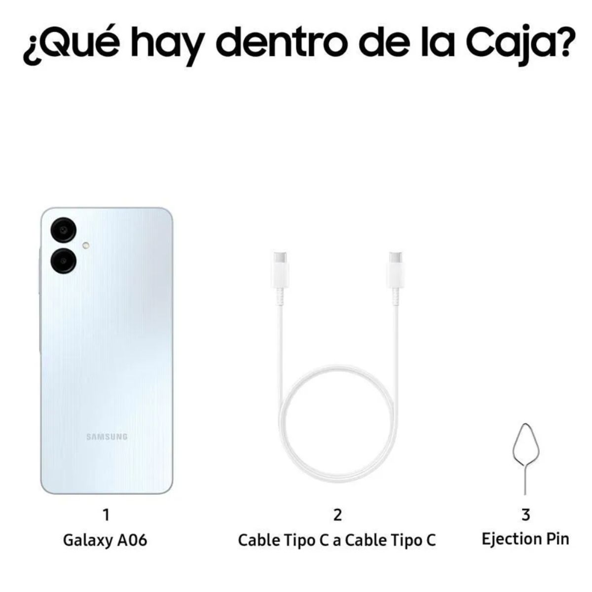 SAMSUNG - Celular Samsung Galaxy A06 4G 128Gb 4Ram Azul