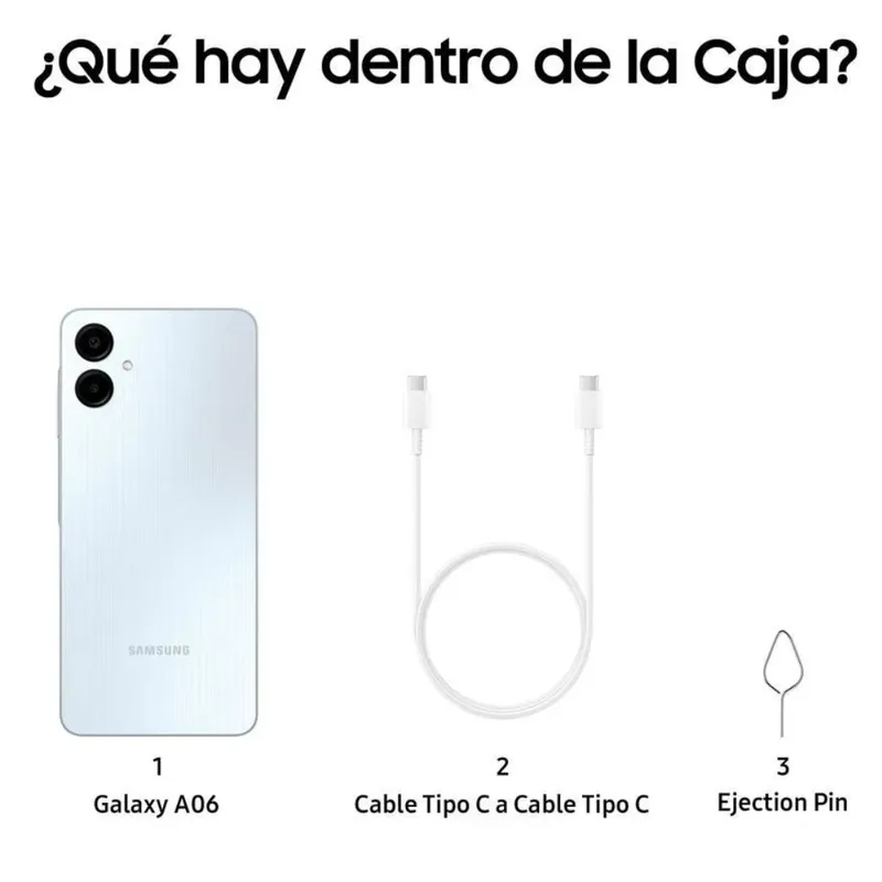 SAMSUNG - Celular Samsung Galaxy A06 4G 128Gb 4Ram Azul