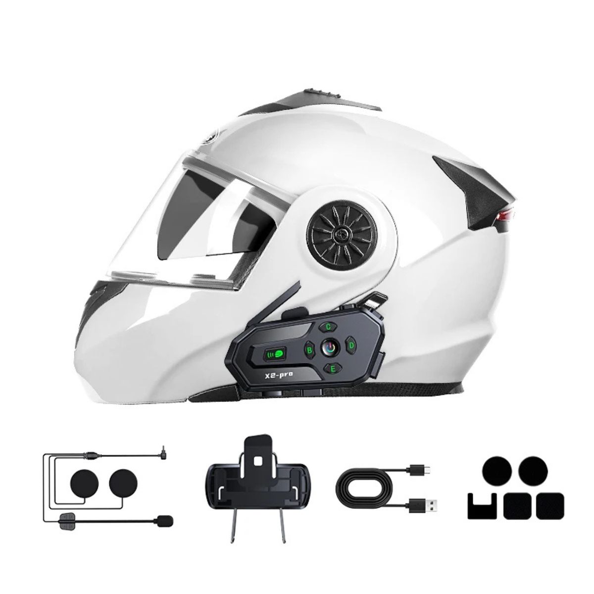 GENERICO - Intercomunicador Bluetooth Casco Moto Y12pro Auricular X2und