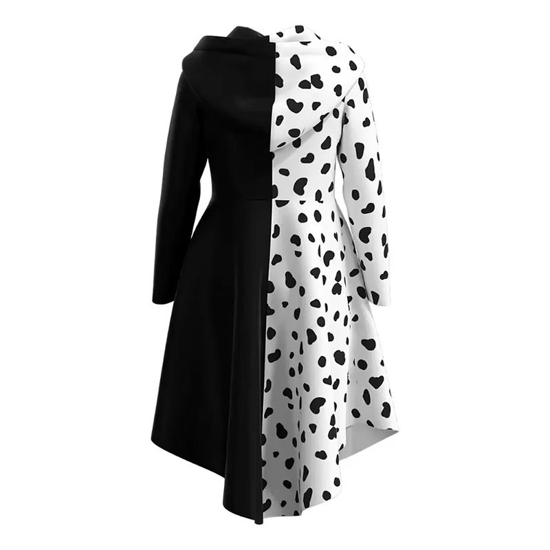 GENERICO - Disfraz Vestido Dalmatas Manchas De Niña Halloween Talla L