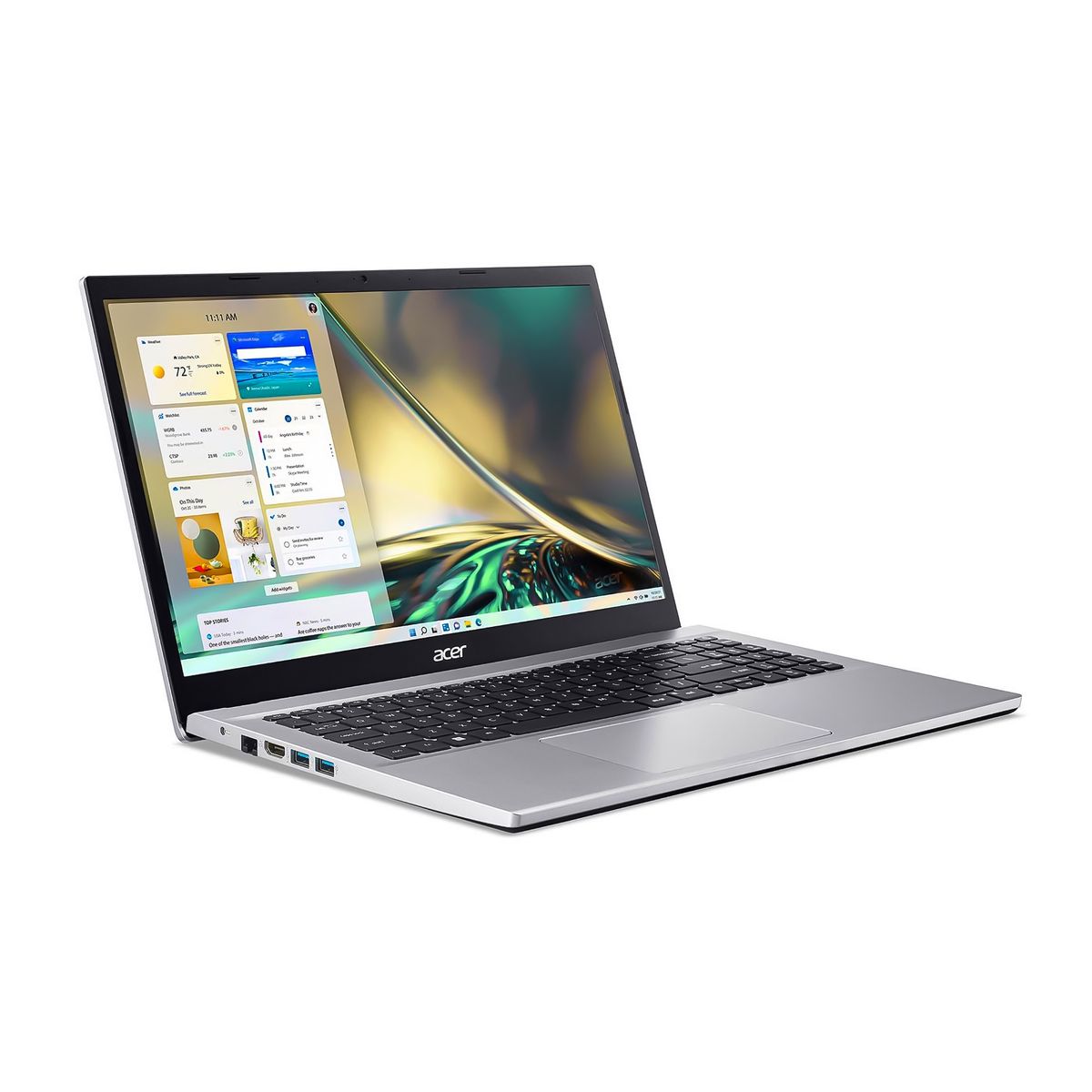 ACER - Portátil Acer A315-59-39GN  156 FHD IPS  Intel i3-1215U  8GB RAM 512GB SSD  Gris