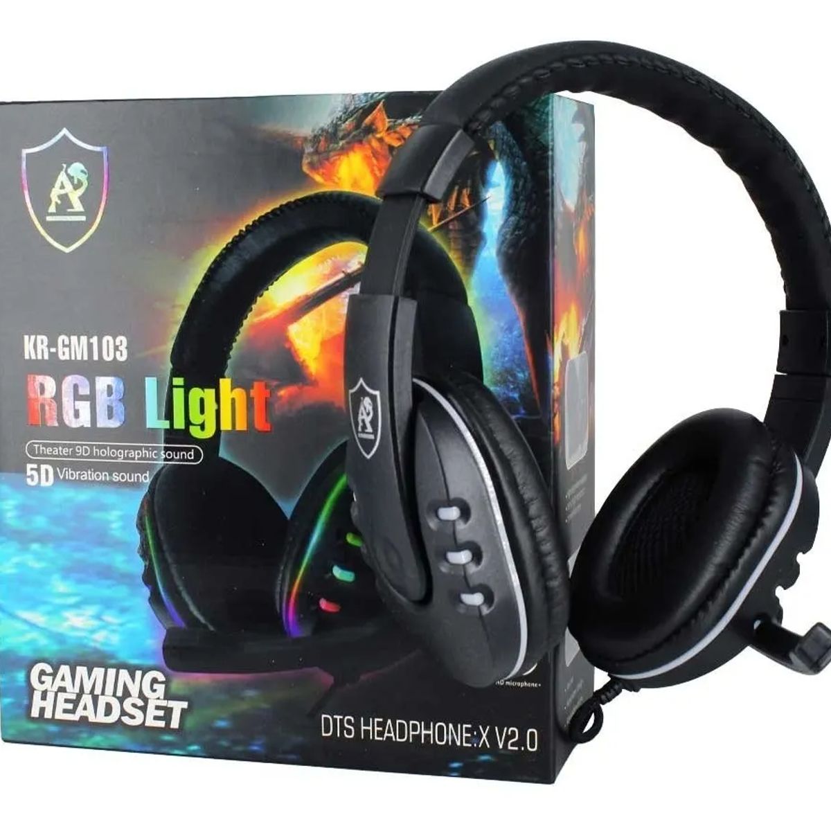 GENERICO - Diadema Auriculares Gamer Cancelacion De Ruido Microfono