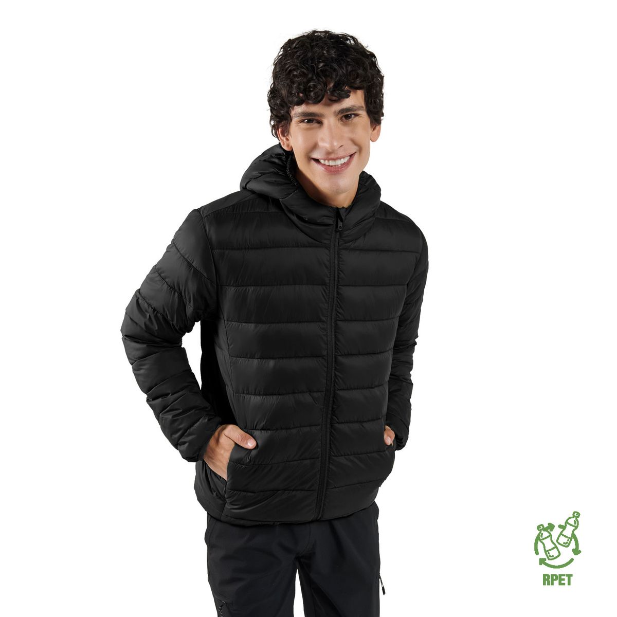TOTTO - Chaqueta para Hombre Colorout Negra
