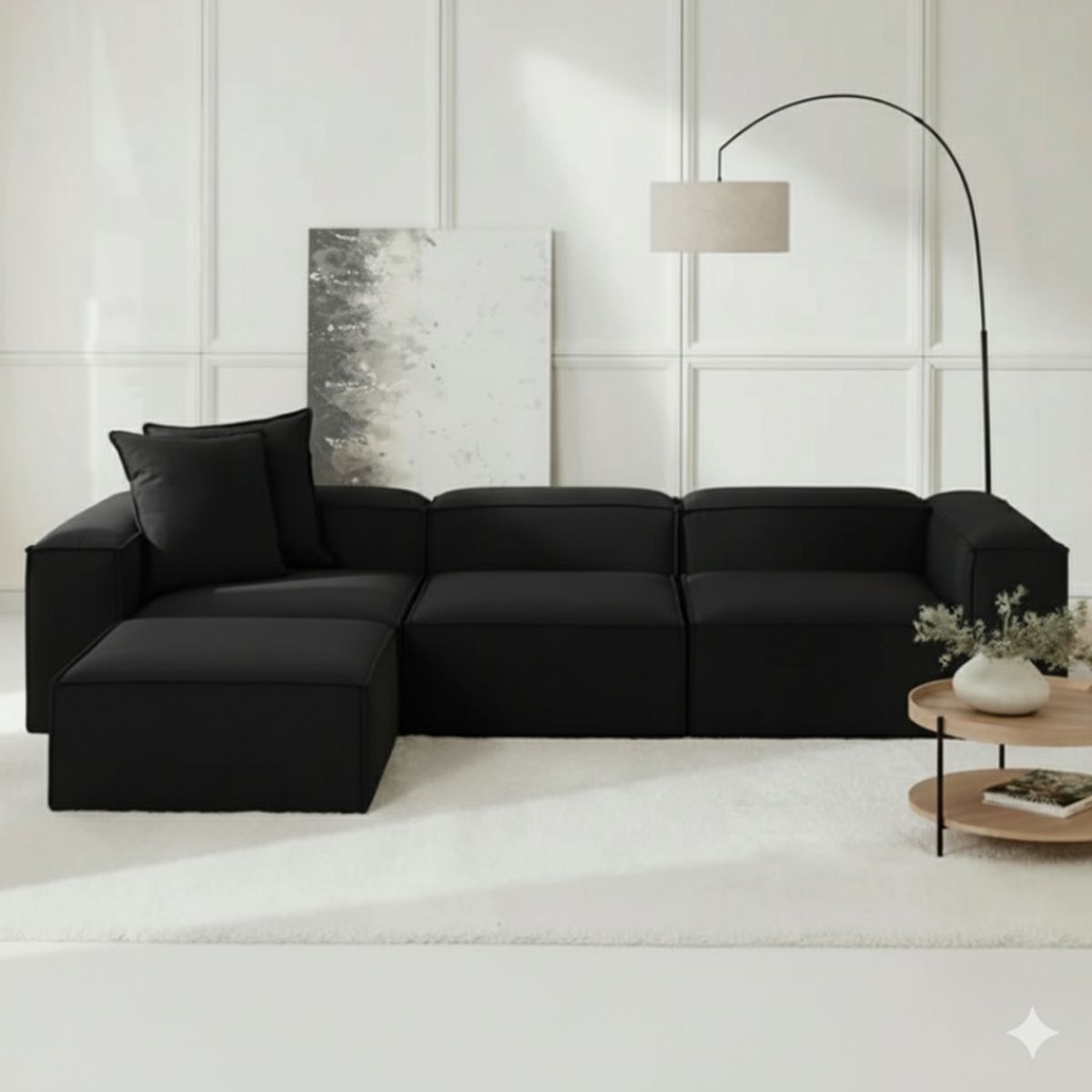 GENERICO - Sala Londres en L Moderna 4 Puestos Pet Friendly Muebles Descanso