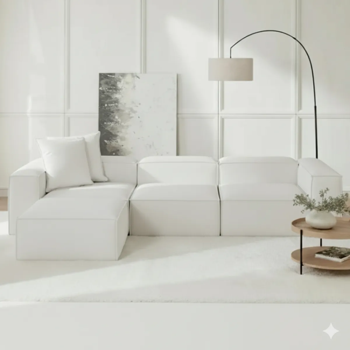 GENERICO - Sala Londres en L Moderna 4 Puestos Pet Friendly Muebles Descanso