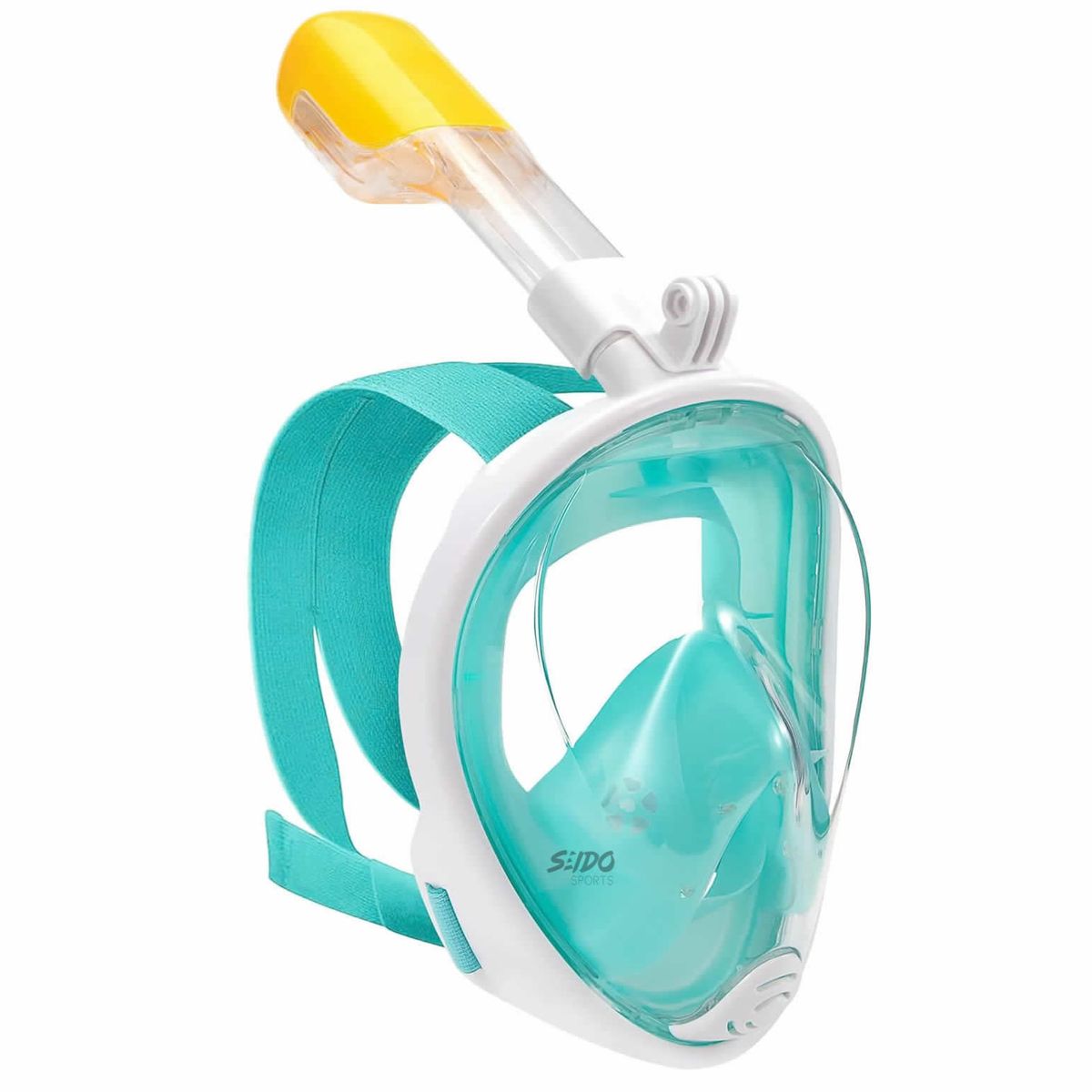 GENERICO - Mascara Buceo Careta Snorkel Full Face Soporte Cámara Gopro