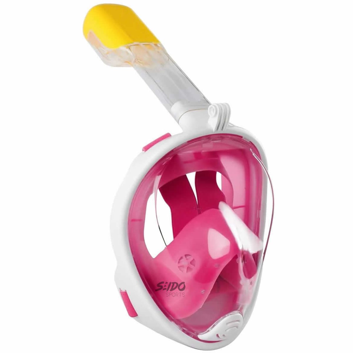 GENERICO - Mascara Buceo Careta Snorkel Full Face Soporte Cámara Gopro