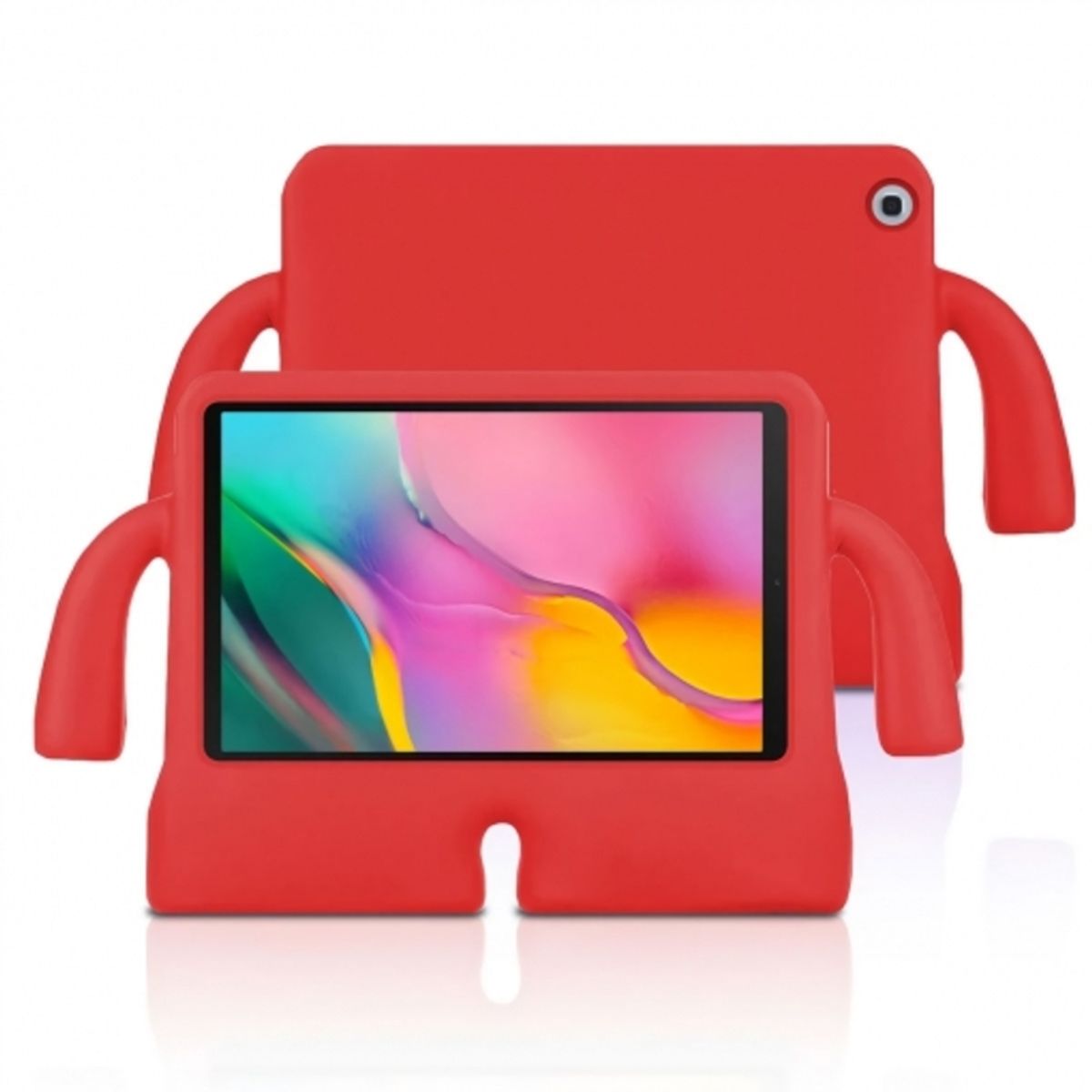 GENERICO - forro Protector Funda Antigolpe Niños Para Xiaomi Redmi Pad 2 ROJO