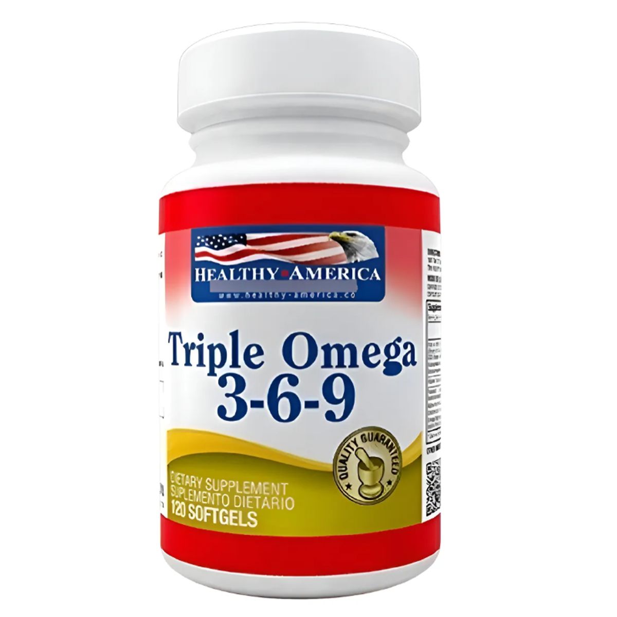 HEALTHY AMERICA - TRIPLE OMEGA 3 6 Y 9 1.200 MG/ HEALTHY AMERICA