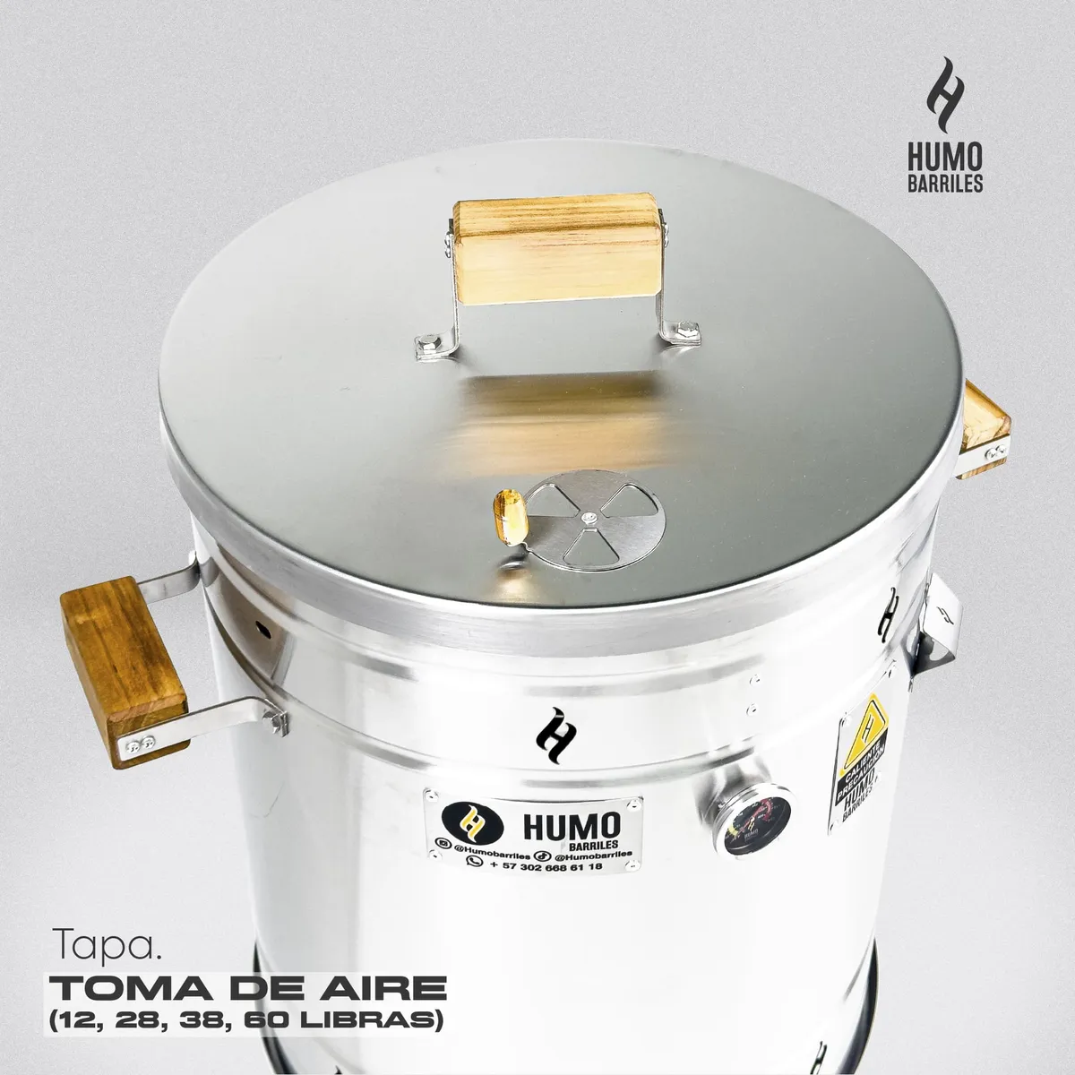 HUMO BARRILES - Barril Grande de 38 Libras Humo Barriles