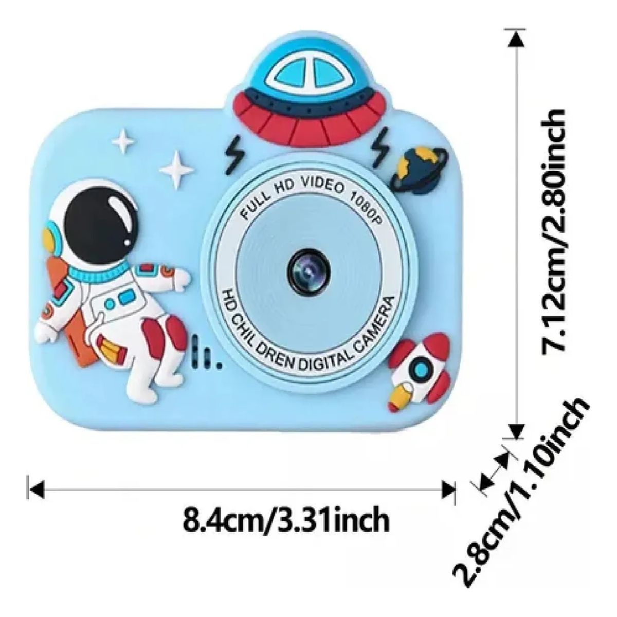 GENERICO - Cámara De Astronauta Infantil Color Azul Digital