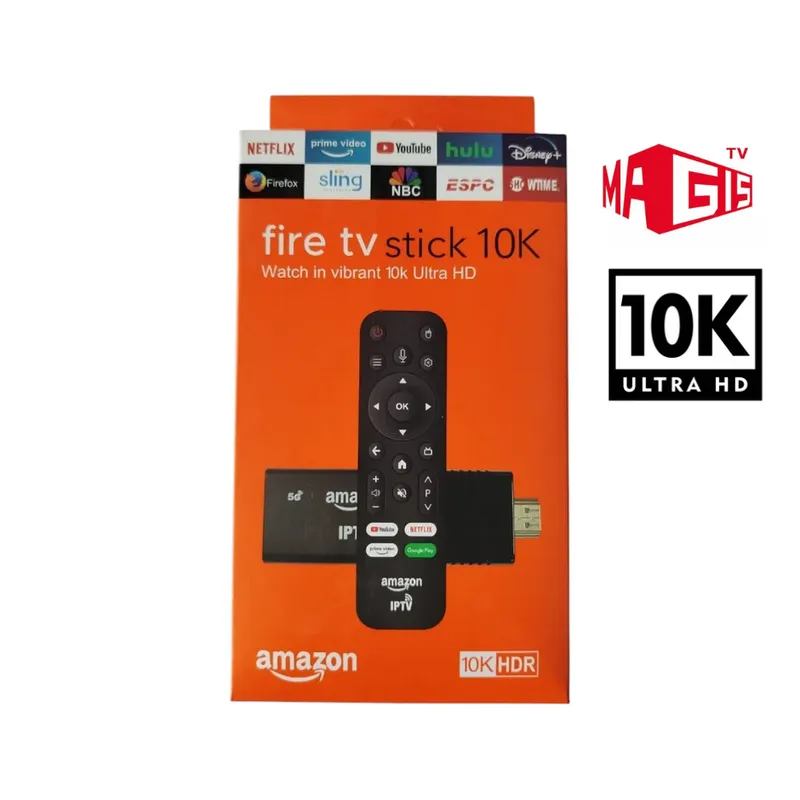 AMAZON - Convertidor Fire TV Stick 10K Full HD MAGIS con Asistente de Voz