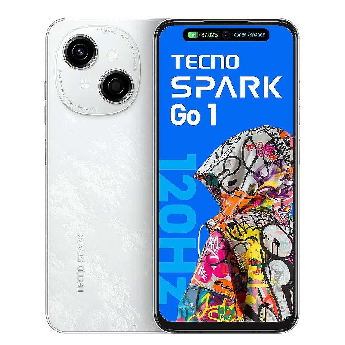 TECNO MOBILE - Celular Tecno Spark Go 1 64GB 3GB Blanco