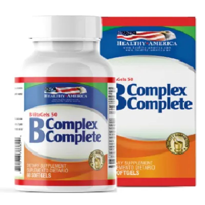HEALTHY AMERICA - B COMPLEX COMPLETE / SUPLEMENTO X 60 SOFTGELS.