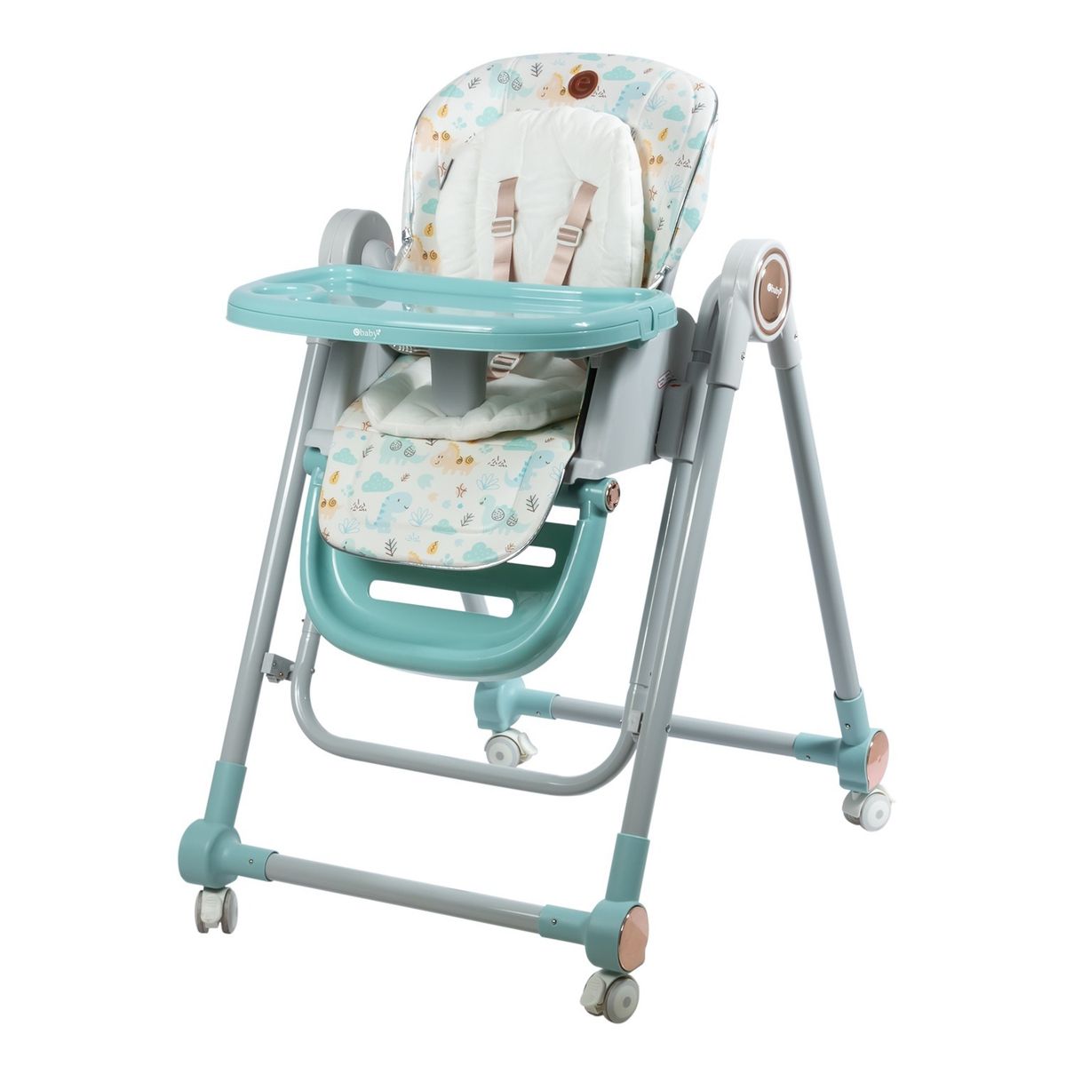 EBABY - Silla Comedor De Bebe Fusión Mecedora Columpio Plegado Fácil
