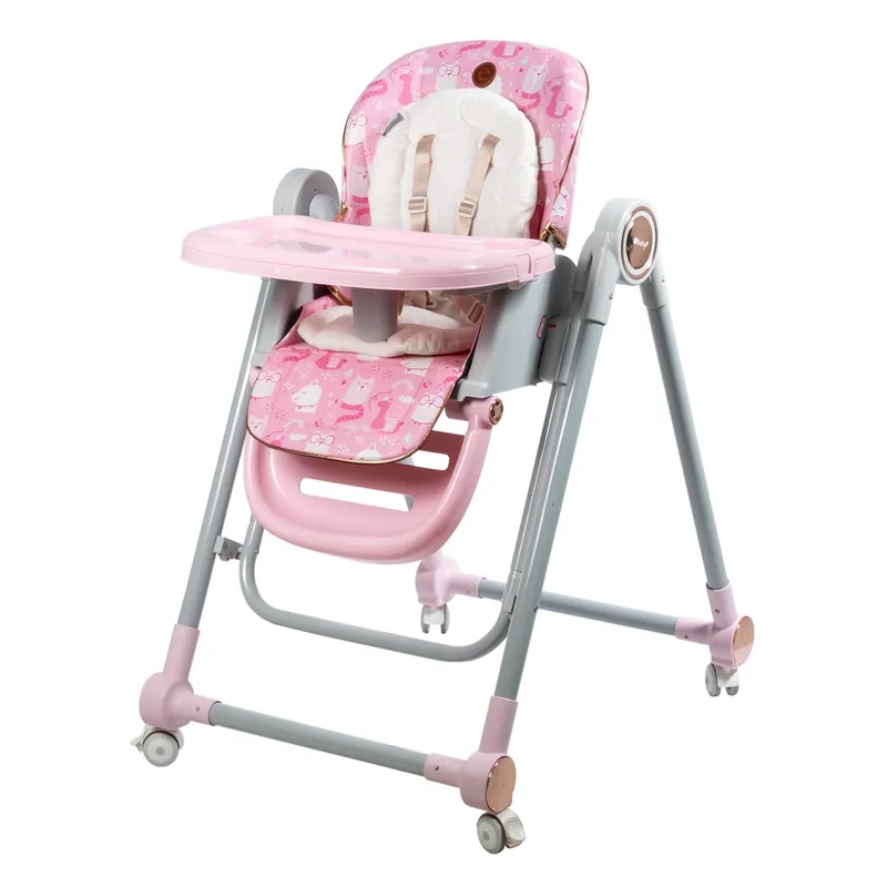 EBABY - Silla Comedor De Bebe Con Función Mecedora Columpio Plegable