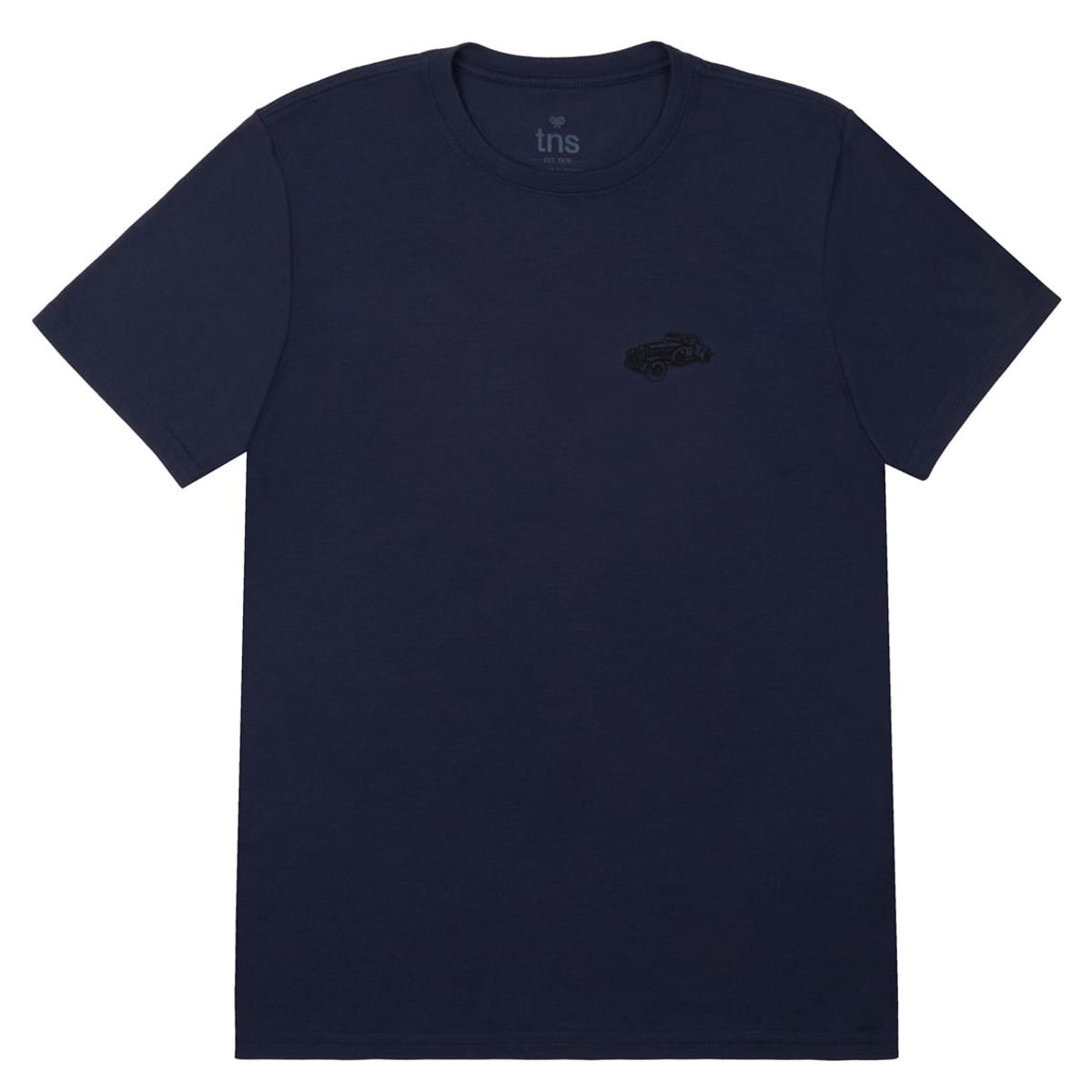 TENNIS - Camiseta básica estampada azul para hombre