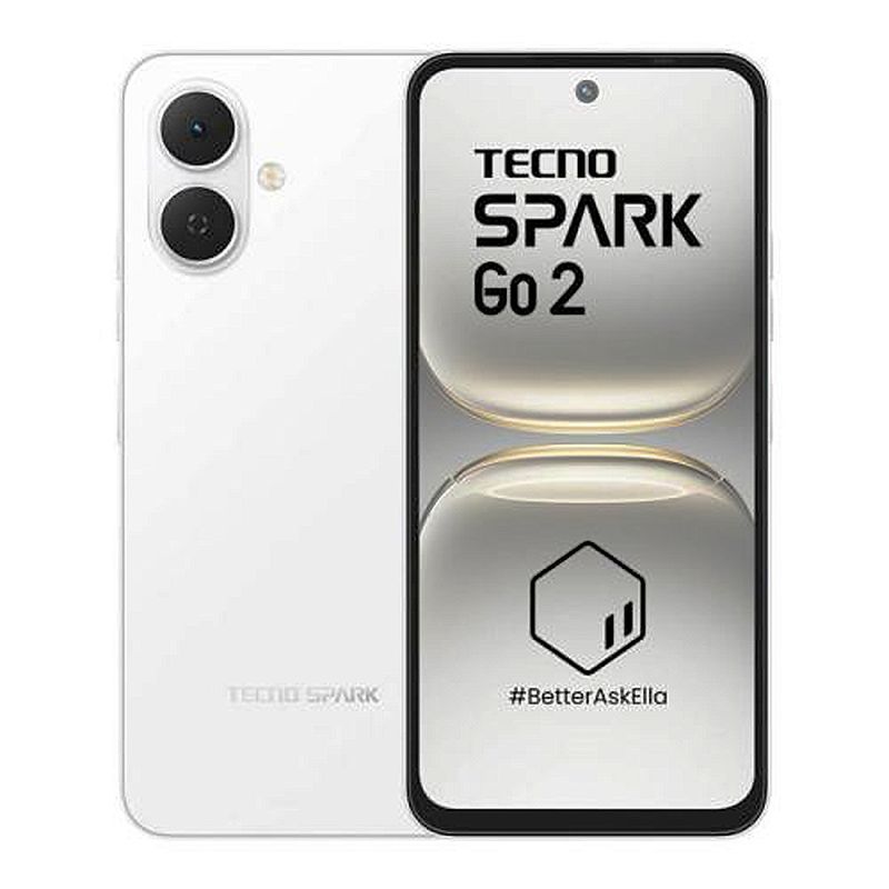 TECNO MOBILE - Celular Tecno Spark GO 2 64GB 3GB Blanco