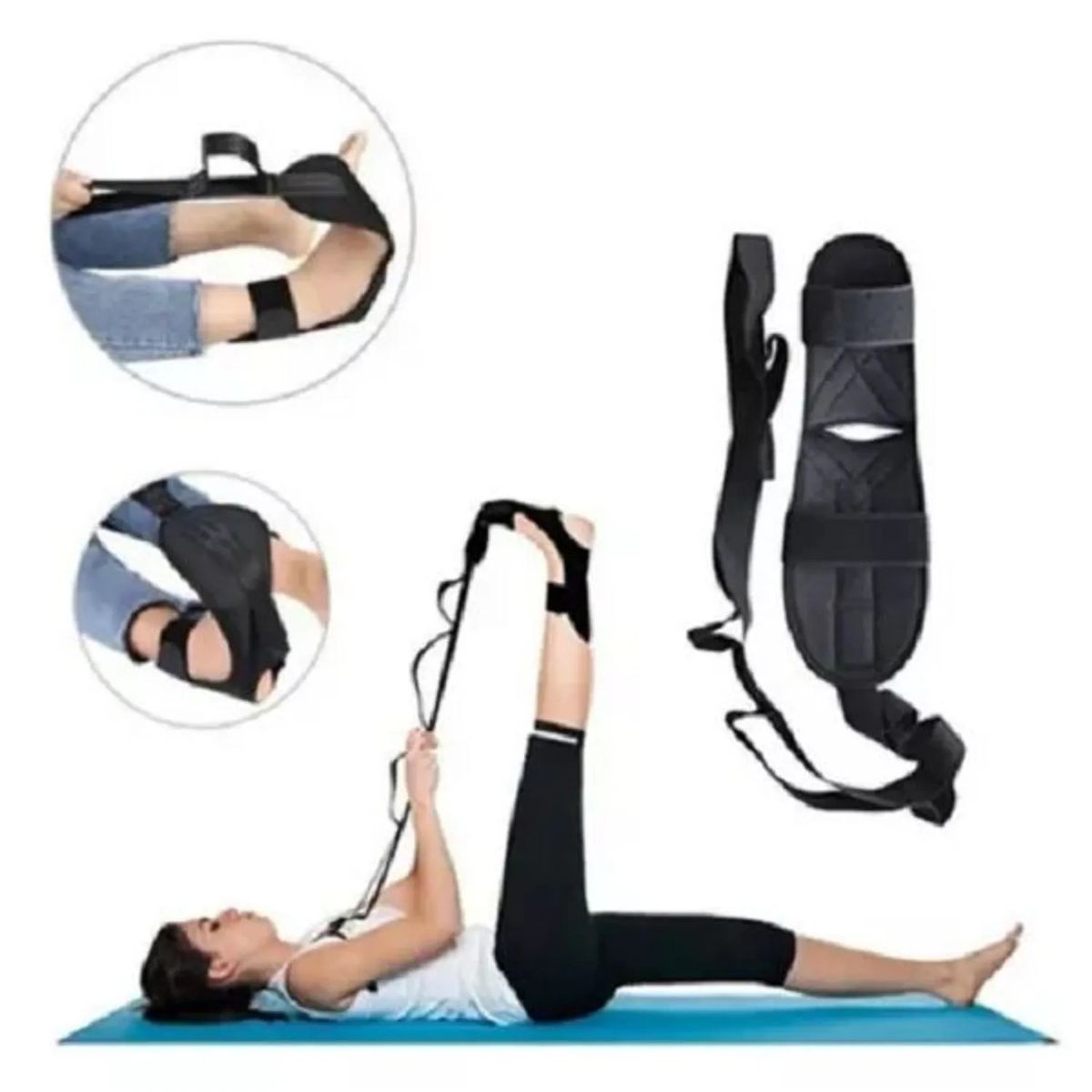 GENERICO - Banda De Estiramiento Para Piernas Y Pie Yoga Fisioterapia