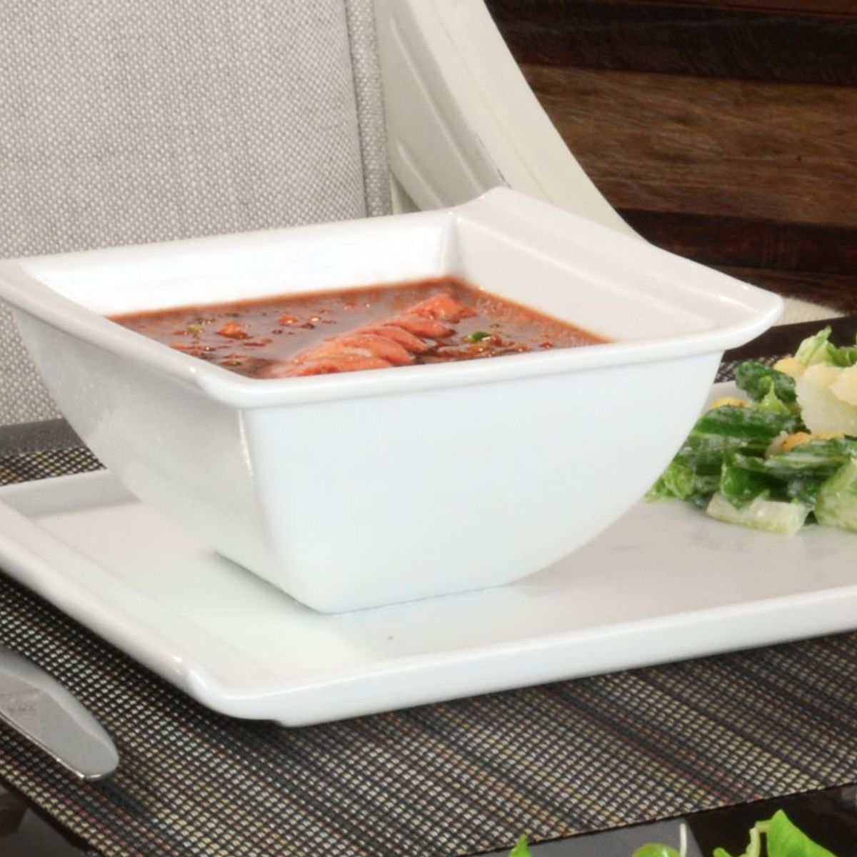 FOH - Bol Nuevo Cuadrado 475 - 18oz Pack de 6 piezas