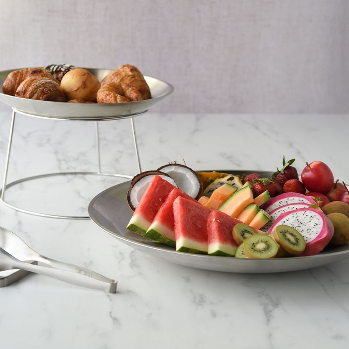 FOH - Tazón Redondo de Acero Inoxidable Harmony™ 14 - Paquete de 4