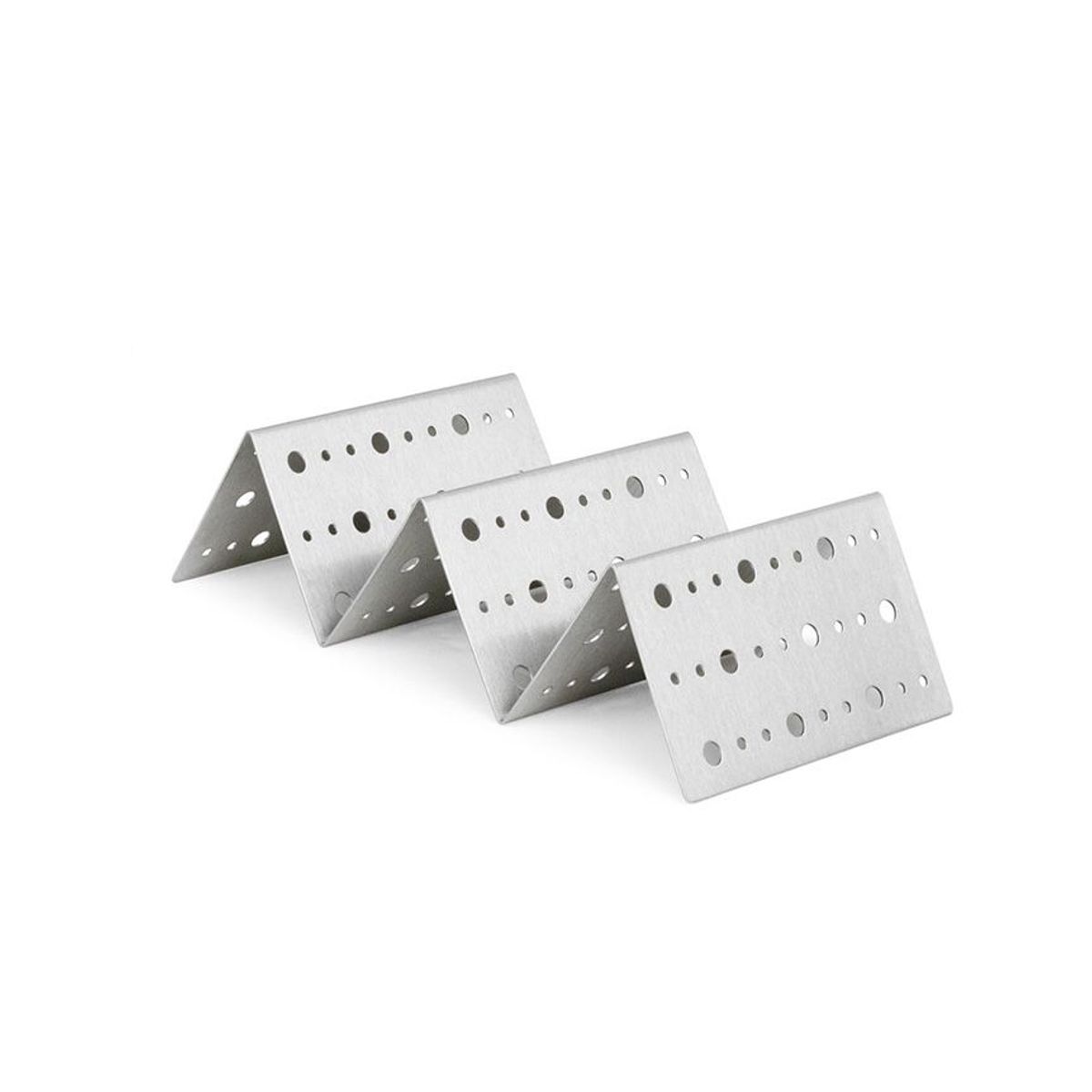 FOH - Soporte para Tacos de Acero Inoxidable - 8 x 4 - Pack de 12
