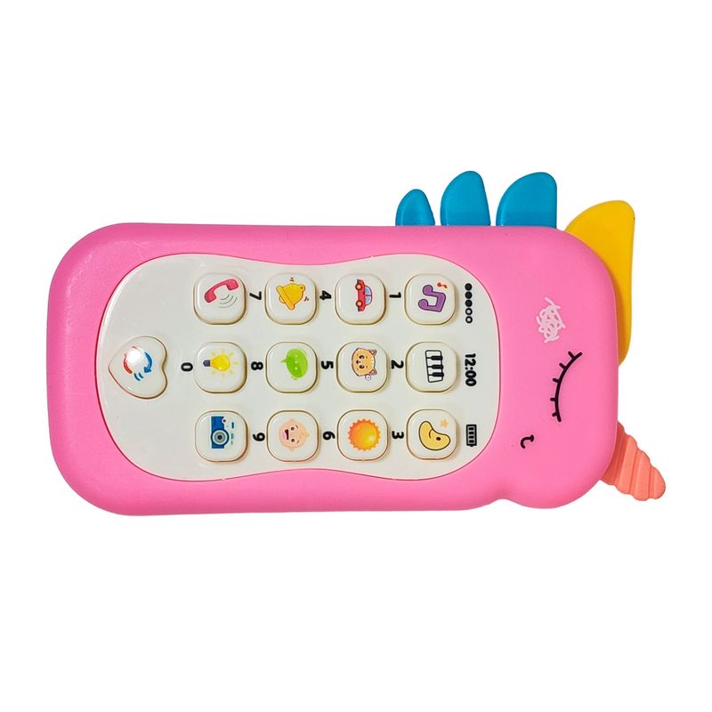 GENERICO - Telefono Unicornio Pony Juguete Interactivo Niños + Baterias