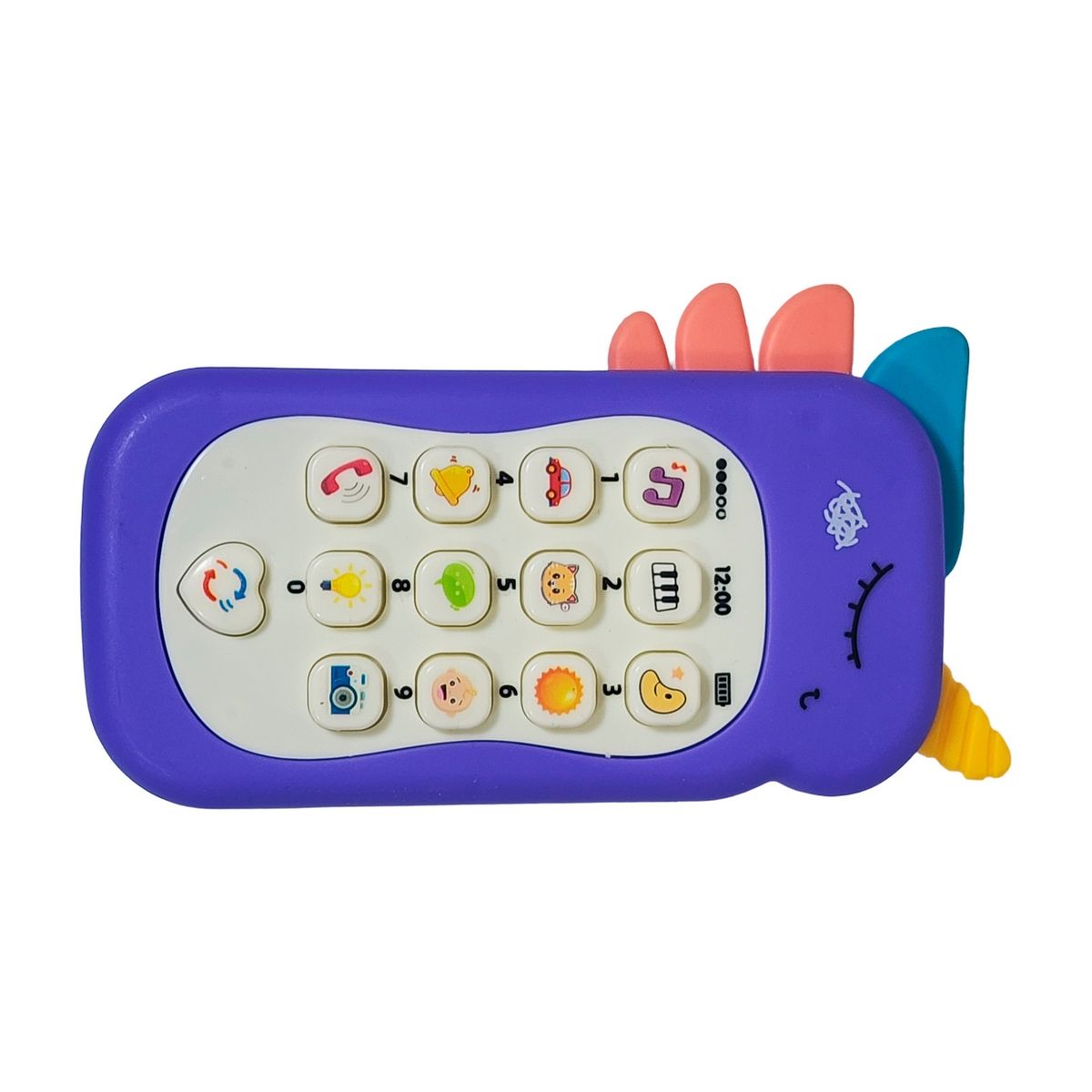 GENERICO - Telefono Unicornio Pony Juguete Interactivo Niños + Baterias