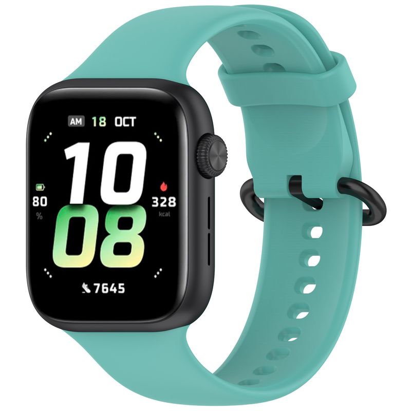 GENERICO - Correa En Silicona Compatible Con Honor Watch 5 Aguamarina