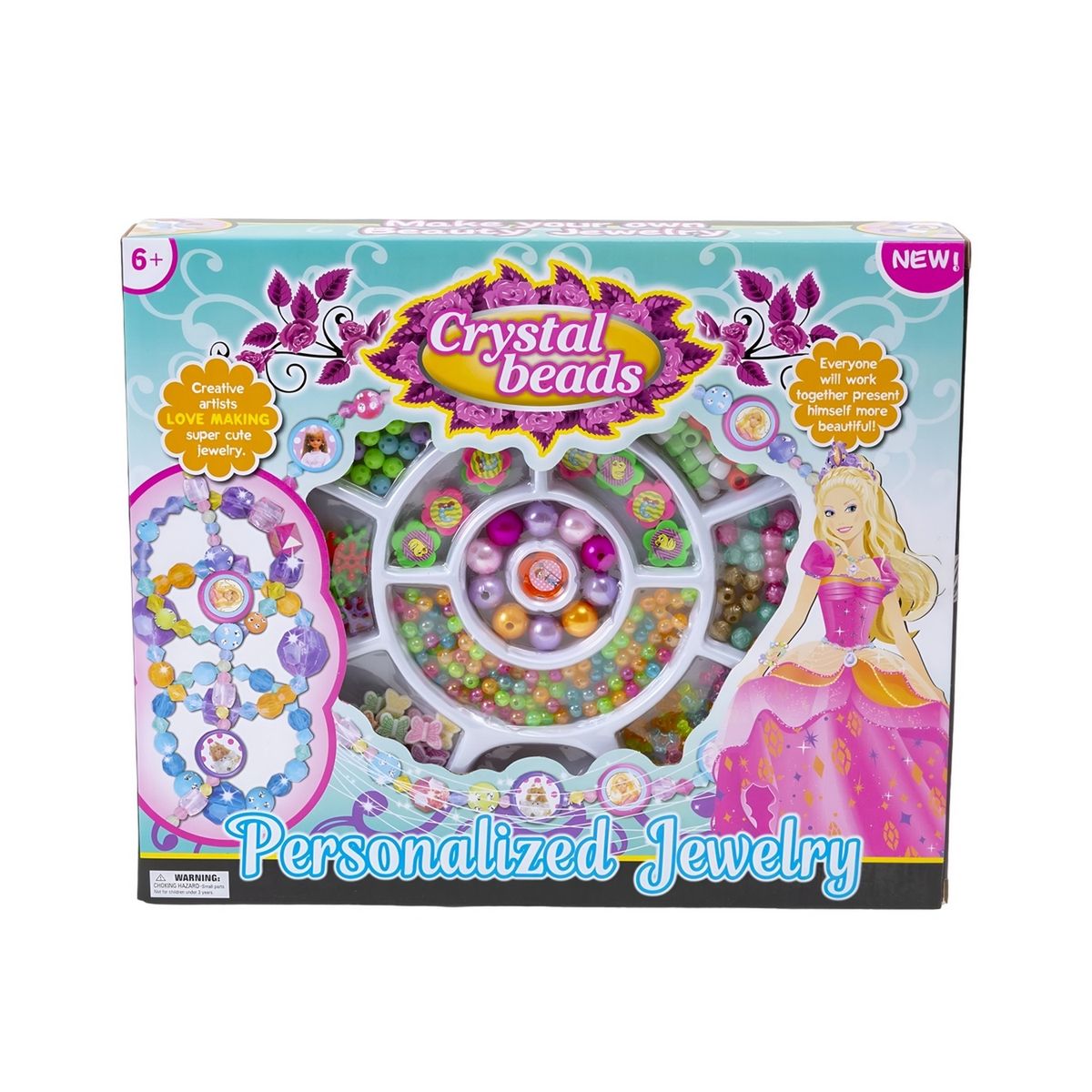 GENERICO - Set Kit Para Hacer Pulseras Pedreria Figuras Juguete Niños