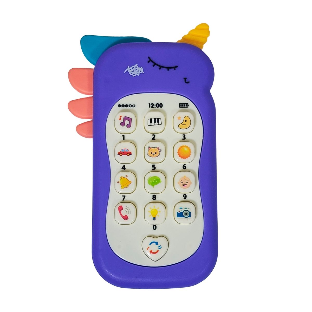 GENERICO - Telefono Unicornio Pony Juguete Interactivo Niños + Baterias