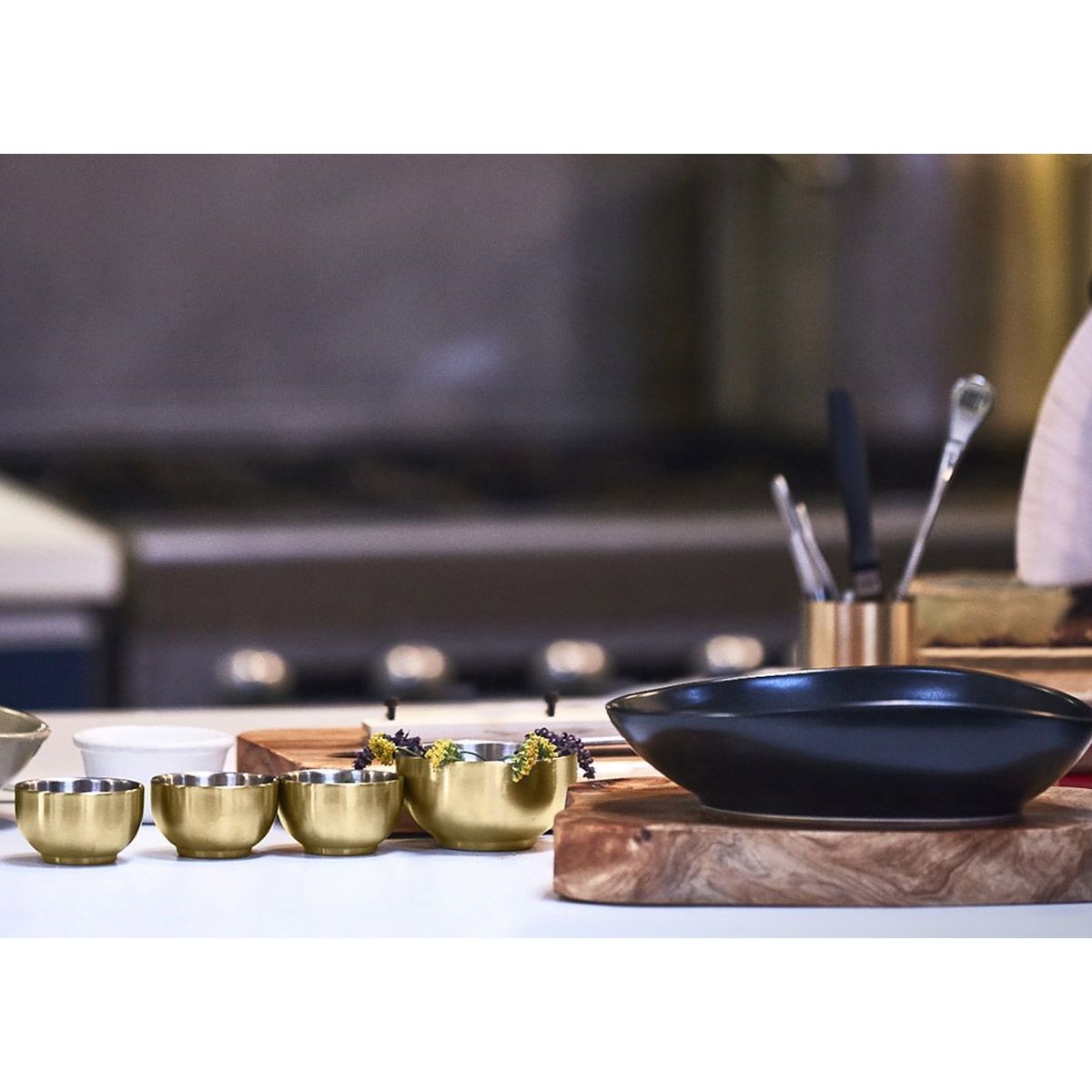 FOH - Juego de 6 tazones Harmony™ de acero inoxidable de 6 oz