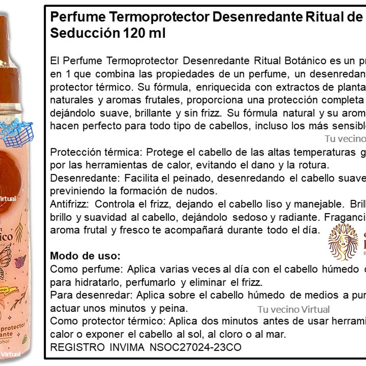 GENERICO - Mascarilla Bomba Sos Ritual Botánico y Perfume Seducción