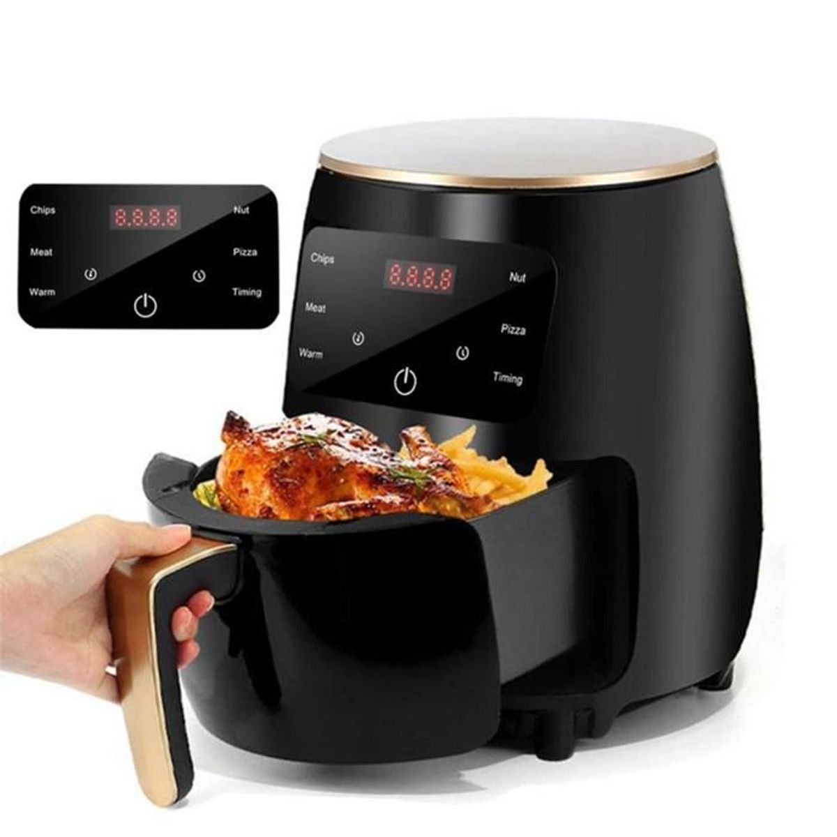 SILVER - Freidora de Aire Original Silver Crest 6 Litros