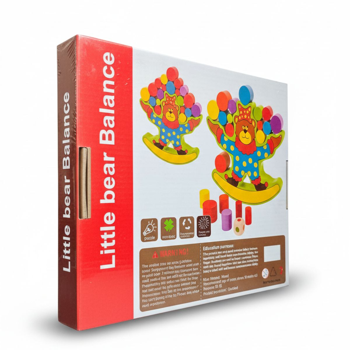 SWISSHOME - JUEGO EDUCATIVO DE EQUILIBRIO NIÑOS +3 AÑOS BLOQUES DE OSO