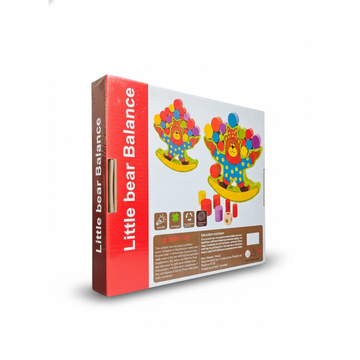 SWISSHOME - JUEGO EDUCATIVO DE EQUILIBRIO NIÑOS +3 AÑOS BLOQUES DE OSO